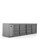 Williams Boronia - Four Door Stainless Steel Remote Back Bar Counter Display Refrigerator