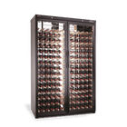 Williams Wine Cabinet - Two Door Black Upright Wine Display Refrigerator