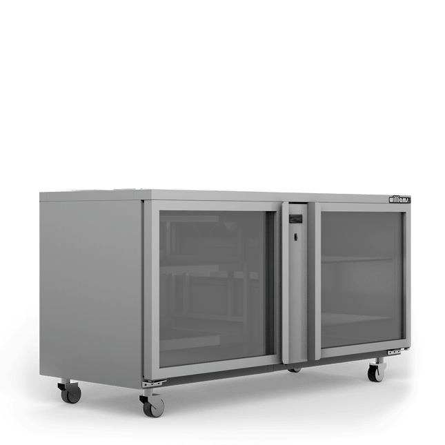 Williams Two Door Remote Glass Chiller With Two Shelves