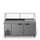 Williams Banksia - Three Door Stainless Steel  Prep Counter Refrigerator With Flat Blown Air Well