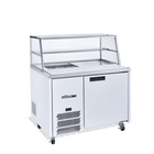 Williams Jade Sandwich - One Door White Colorbond Prep Counter Refrigerator With Blown Air Well