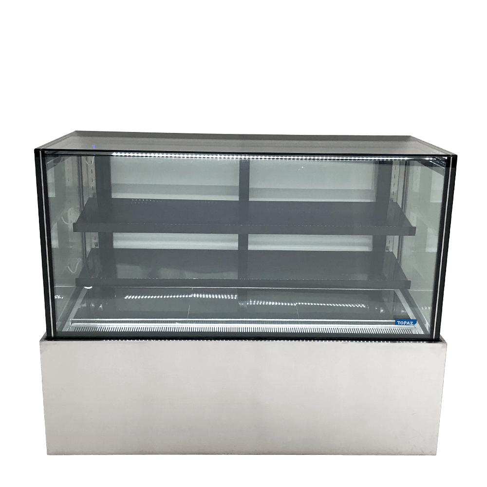 Topaz 1500Mm Two (Plus Base) Tier Free Standing Ambient Cake & Food Display