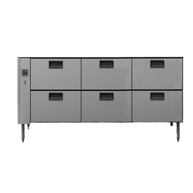 Williams Jarrah - Six Drawer Remote Hiline Refigerator