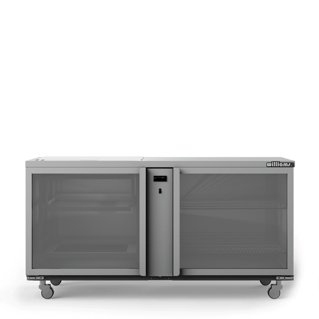 Williams Two Door Remote Glass Chiller With Two Shelves - 500 x 500 baskets