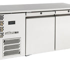 Williams Opal - Two Door Stainless Steel Under Counter Storage Refrigerator