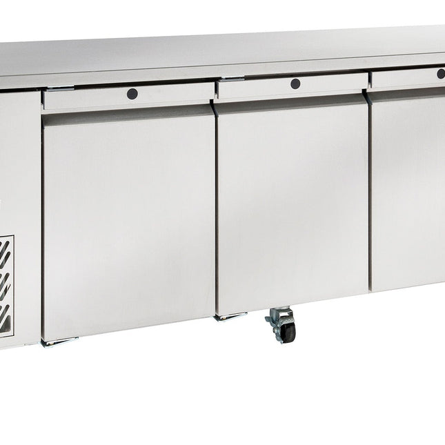 Williams Opal - Four Door Stainless Steel Under Counter Refrigerator