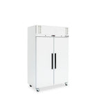 Williams Pearl - Two Door White Colorbond Upright Storage Freezer