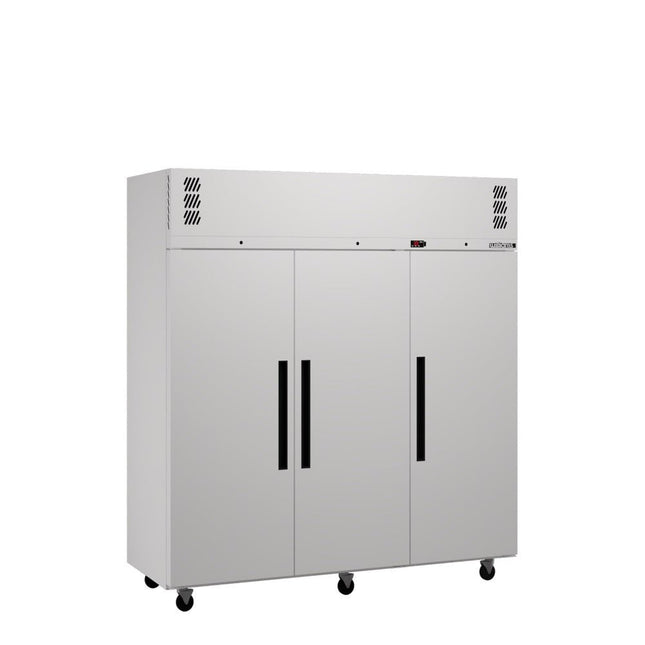 Williams Pearl - Three Door White Colorbond Upright Storage Refrigerator