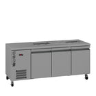 Williams Opal - Three Door Stainless Steel Under Counter Refrigerator With Blown Air Well