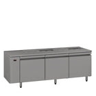 Williams Emerald - Three Door Stainless Steel Remote Under Counter Refrigerator With Blown Air Well