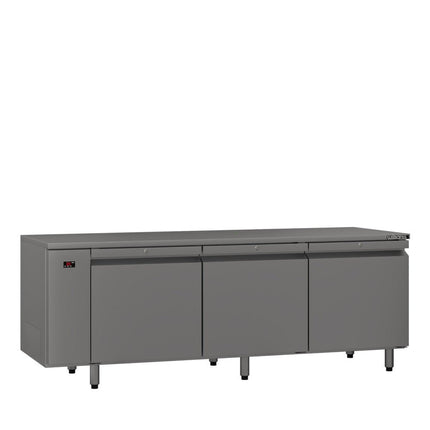 Williams Emerald - Three Door Stainless Steel Remote Under Counter Freezer
