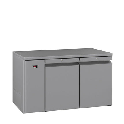 Williams Opal - Two Door Stainless Steel Remote Under Counter Storage Refrigerator