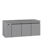 Williams Opal - Three Door Stainless Steel Remote Under Counter Refrigerator