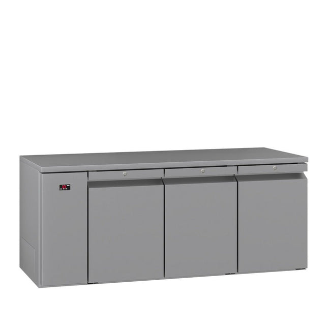 Williams Opal - Three Door Stainless Steel Remote Under Counter Refrigerator