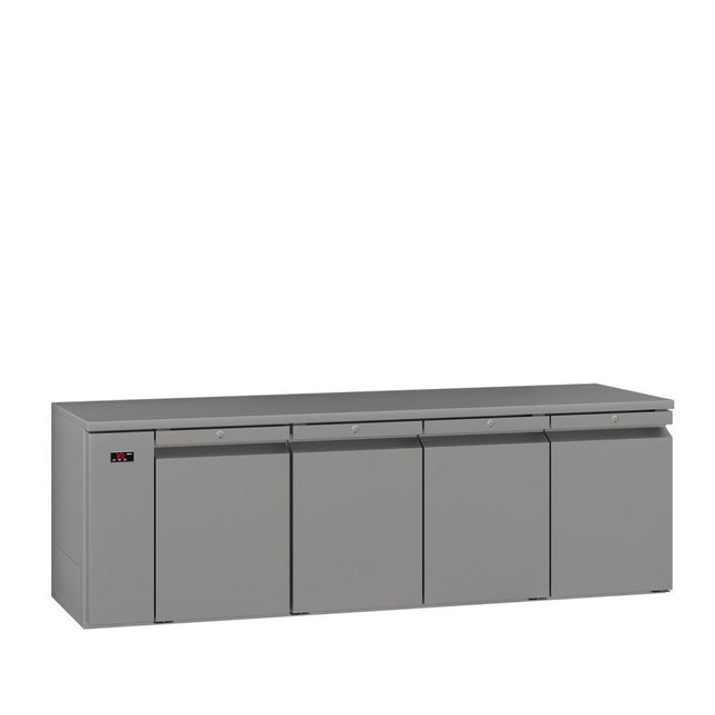 Williams Opal - Four Door Stainless Steel Remote Under Counter Refrigerator