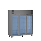 Williams Pearl - Three Door Stainless Steel Upright Display Refrigerator