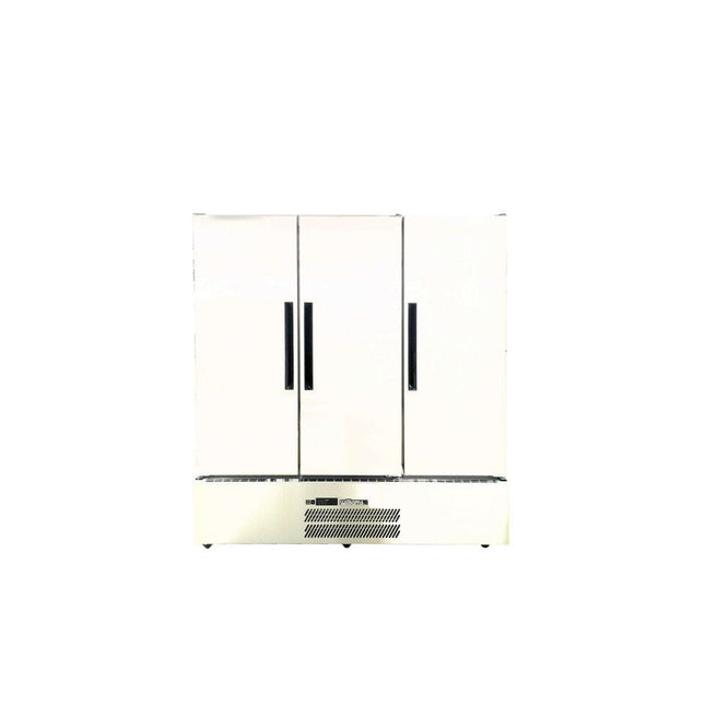 Williams QS3HC three door upright storage fridge - front view