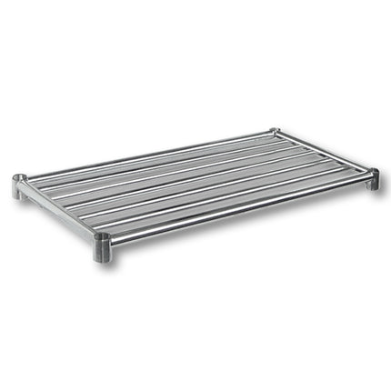 Modular Systems PRU6-0600/A 490mm x 490mm pot rack undershelf in 304 stainless steel