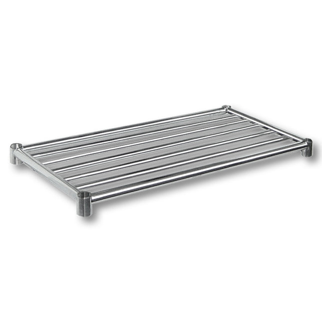 Modular Systems PRU6-0600/A 490mm x 490mm pot rack undershelf in 304 stainless steel