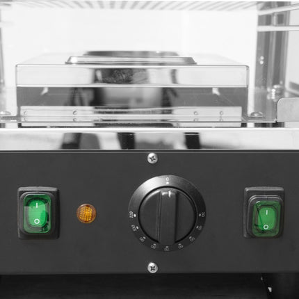 Benchstar All Stainless Steel Pie Warmer And Hot Food Display 40 Pies PW-RT/380/TGE