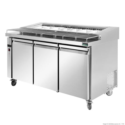 Thermaster PWB150 Pizza Prep Bar Fridge — gallery view 7