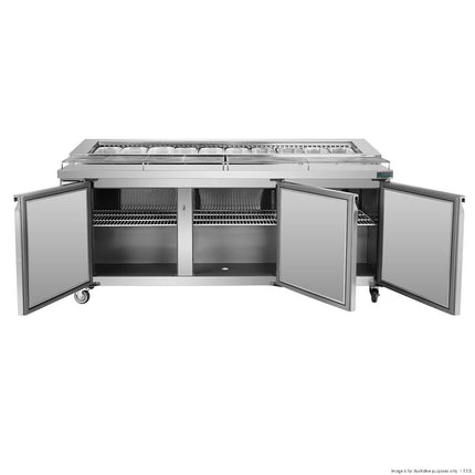 Thermaster PWB200 – top rail with Perspex covers