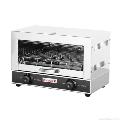 Benchstar Single Infrared Quartz Element Salamander Griller Toaster And Timer QT-1