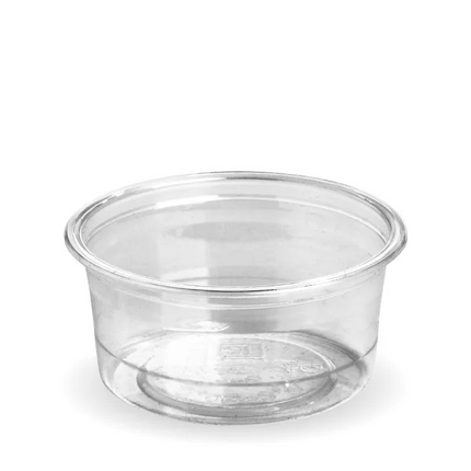 BioPak R-90 90ml sauce cup clear