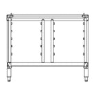 Rational ICP-UG2-101 Modular Oven Stand - ICP-UG2-101