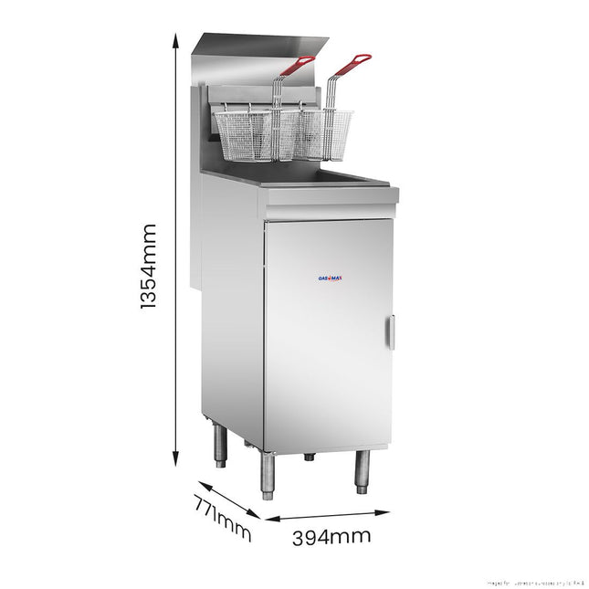 GasMAX Superfast 18L Natural Gas Tube Fryer RC300E