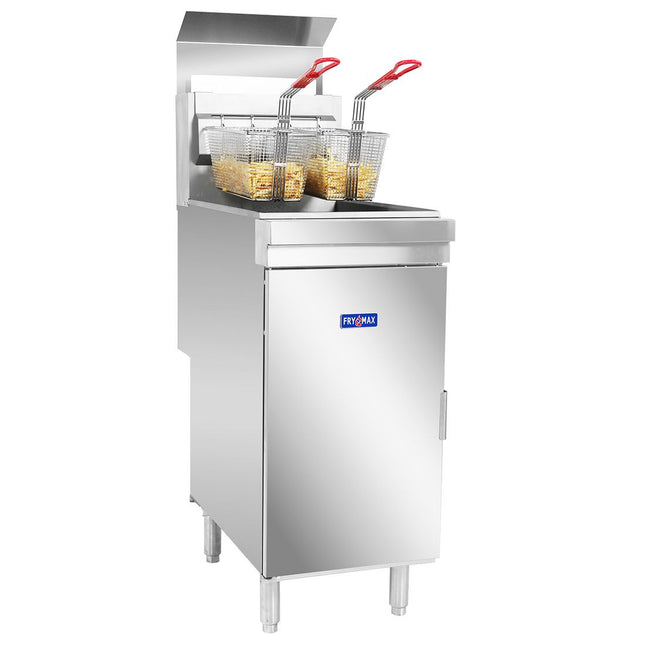 FryMAX Superfast Natural Gas Tube Fryer RC300E stainless steel body