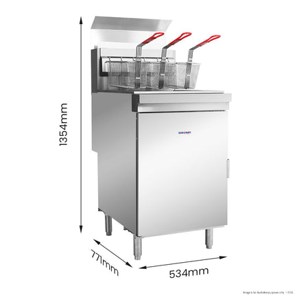 Frymax RC500E Fryer — view 2