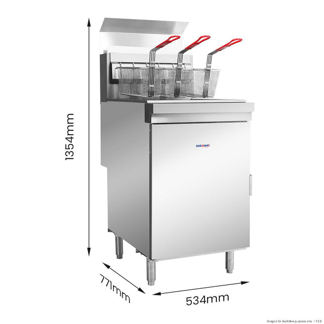 Frymax RC500E Fryer — view 2