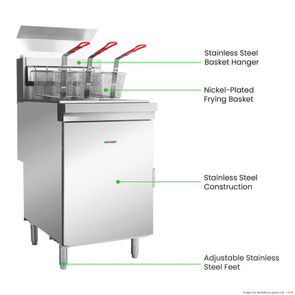 Frymax RC500E Fryer — view 3