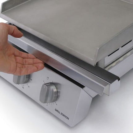Roband Grill Station 6 slice, smooth non stick plates