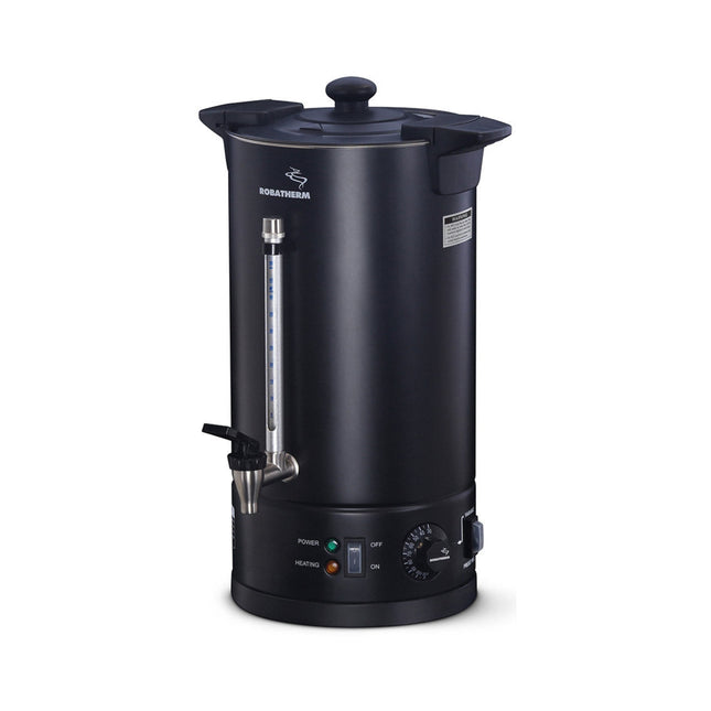 Robatherm Black Double Skinned Hot Water Urn - 10Ltr - RB-UDB10VP