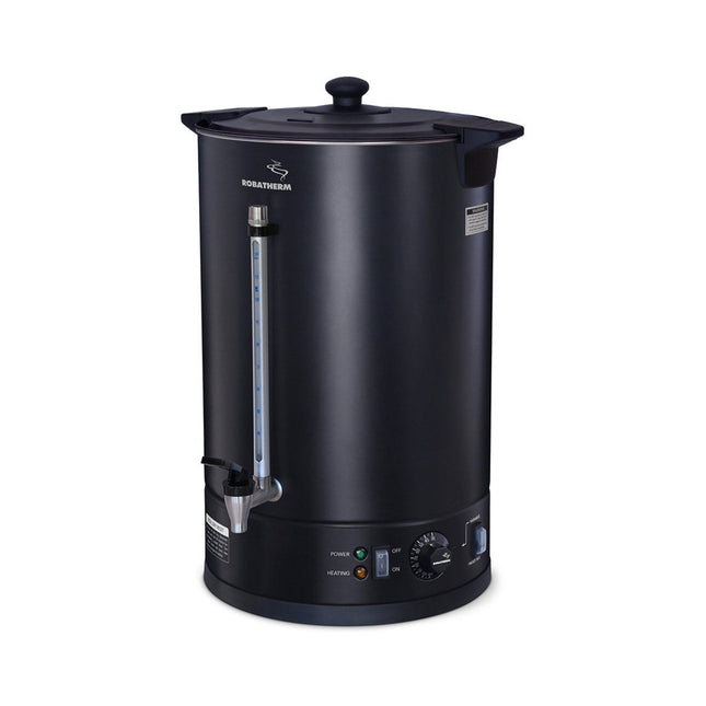 Robatherm Black Double Skinned Hot Water Urn - 20Ltr - RB-UDB20VP