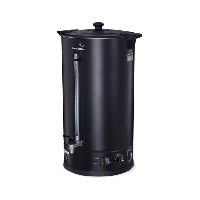 Robatherm Black Double Skinned Hot Water Urn - 30Ltr - RB-UDB30VP