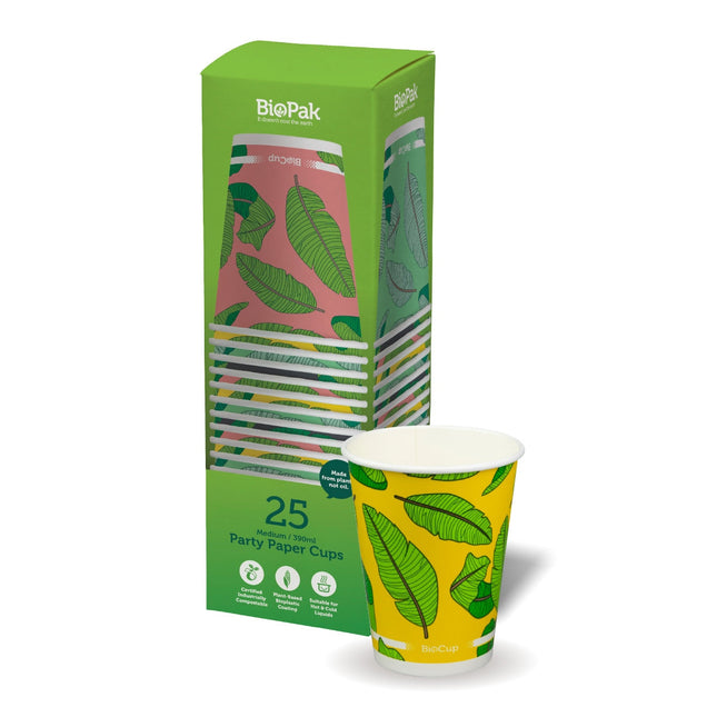 BioPak Cold Paper BioCups and Lids – Paper Cups (Retail Packs)