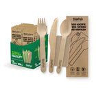 BioPak RT-HY-16KFSN-R 16cm fork, knife, spoon & napkin