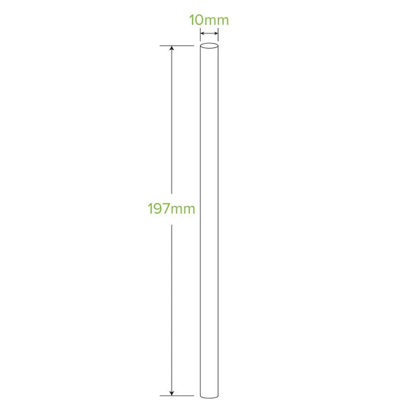 BioPak RT-JP-PBS-10X197-20-MIX10 Mixed regular straws 20pk - mixed
