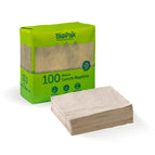 2-ply 1/4 fold lunch napkin Qty:2,000 / natural