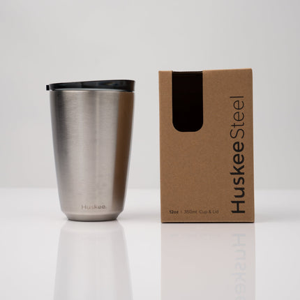 BioPak HuskeeCups – Huskee Steel Cups HS12PKU12-S2