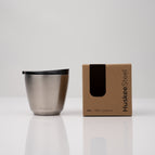 6oz huskeesteel cup & lid Qty:12 / Brushed