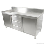 1800(W) x 600(D) x 1050(H)mm / Left Sink