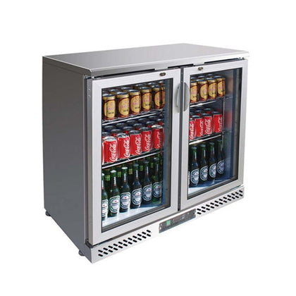 Thermaster 202L Two Door Stainless Steel Bar Fridge SC248SG