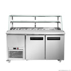 Thermaster SCB/15 Two Door Refrigerated Cold Bain Marie Sandwich Bar — front view