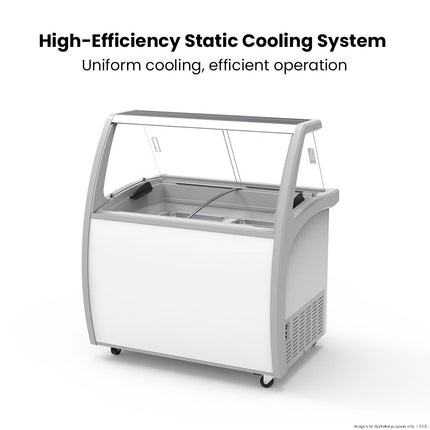 Thermaster SD-325P Gelato Display Freezer - Detail View