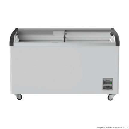 Thermaster SD-506K 506L Supermarket Glass Sliding Lid Chest Freezer