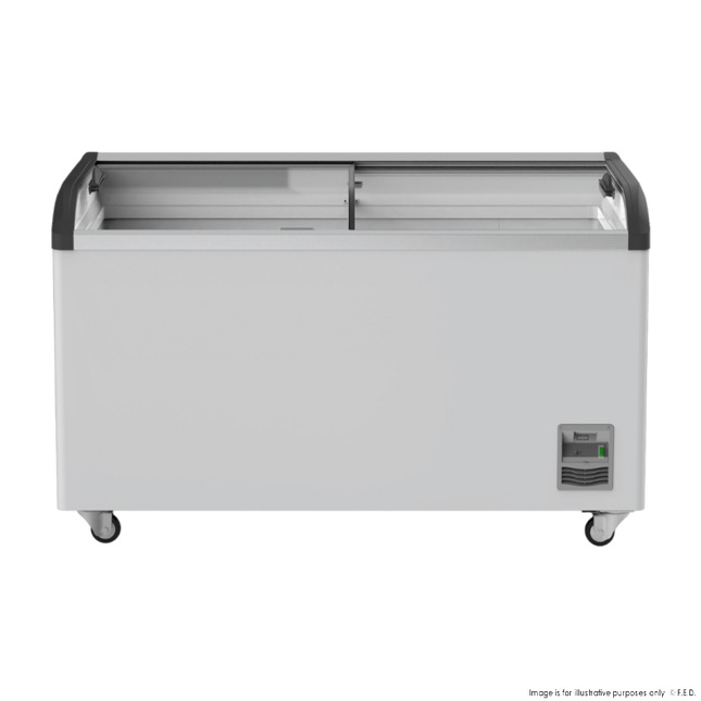 Thermaster SD-506K 506L Supermarket Glass Sliding Lid Chest Freezer
